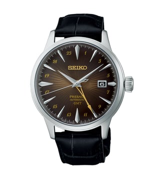 Montre automatique Presage Marron SSK039J1 - Seiko - Argenté
