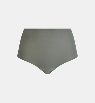 Culotte taille haute seconde peau - Chantelle - Vert argile