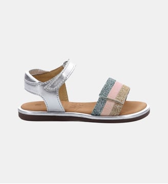 Sandales Cuir Paganisa - Mod8 - Argent
