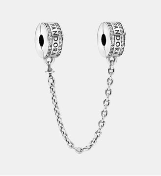 Charm Clip Chaîne de Confort Logo - Pandora - Argenté