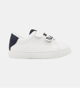 Baskets En Cuir Mini Edith Petit Frère - Bons Baisers - Blanc