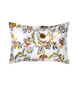 Taie d'oreiller en satin de coton lavé Desforges