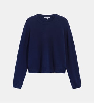Pull à col rond en cachemire - RICA - Gerard Darel - Marine