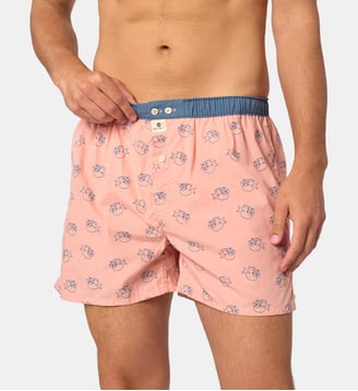 Caleçon Billychill en coton biologique - Billybelt - Rose saumon