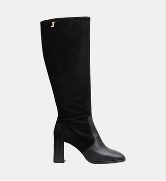 Bottes Vaubo en cuir et velour - Jonak - Noir