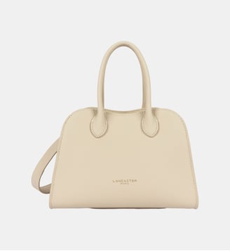 Petit sac à main Toro Hopper en cuir - Lancaster - Vanille