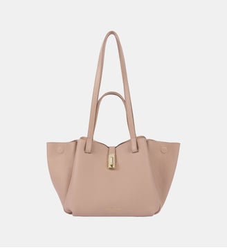 Sac cabas Milano Horizon en cuir - Lancaster - Nude