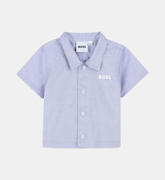 Ensemble chemise et short - BOSS Kidswear - Bleu fanion