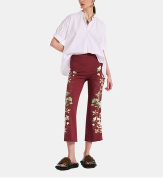 Pantalon Stretch Woodland Placée Bordeaux - La DoubleJ - Bordeaux
