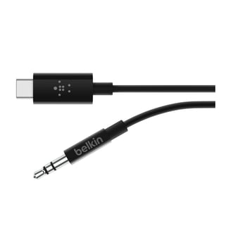 Câble Jack 3.5mm Rockstar + Connecteur USB-C - Belkin - Standard