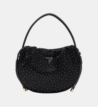 Mini sac à main Elsie orné de strass - Guess - Noir