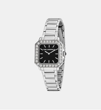 Montre Square Classics Noir R0553102502 - Karl Lagerfeld - Argenté