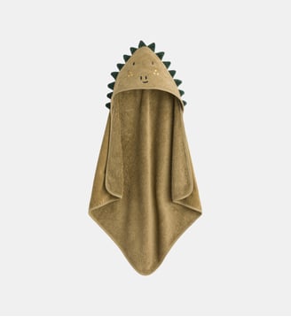 Cape de bain bébé coton biologique 400 g/m2 - La Redoute Interieurs - Bronze