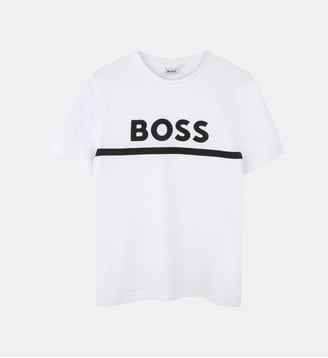 Tee-shirt manches courtes - BOSS Kidswear - Blanc