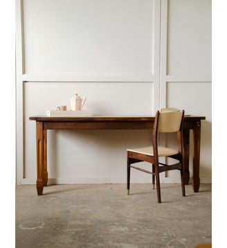 Table d'estaminet Romy N°1416- Produit chiné - Debongout - Bois foncé