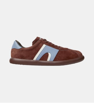 Baskets Pelotas Soller cuir - Camper - Marron moyen