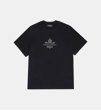 T-shirt avec Maple Leaf - Dsquared2 - Noir