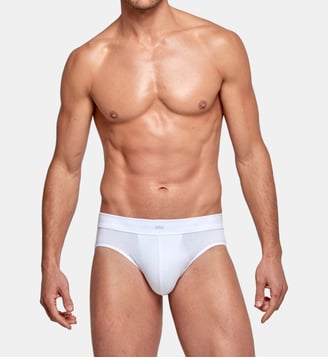 Slip en coton élasthanne - Impetus - Blanc