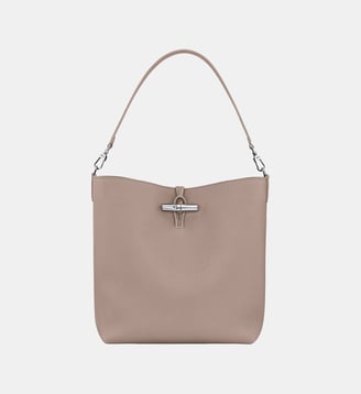 Sac porté épaule M - Le Roseau - Longchamp - Argile