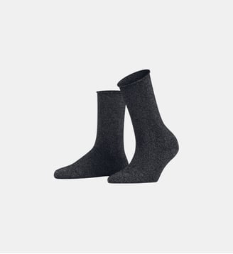 Chaussettes Shiny Fibre artificielle - Falke - Foncé navy c