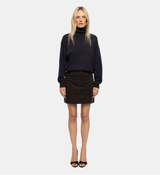 Jupe Jaimy - Zadig&Voltaire - Marron dark chocolate