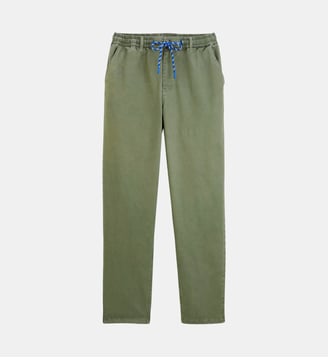 Pantalon 558 en coton stretch à taille élastiquée - Serge Blanco - Gris