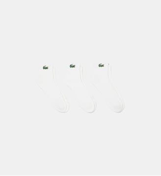 Lot de 3 paires de chaussettes basses - Lacoste - Blanc