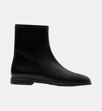West - Bottines En Cuir Nappa Noir - Parallèle - Noir