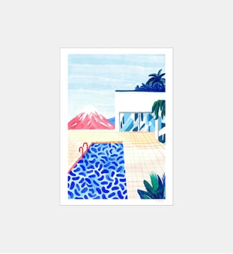 Poster   Japan - The Poster Club x Nina Dissing - Poster & Frame - Multicolore