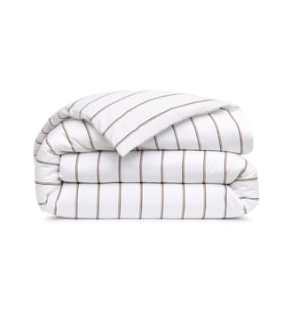 Housse de couette en satin de coton - Boss Home - White