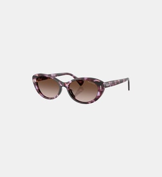 Lunettes de soleil Ovale RA5350U - Polo Ralph Lauren - Havana violet