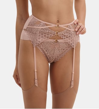 Porte-jarretelles - Aubade - Rose