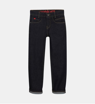 Pantalon en denim - Hugo Kids - Rinse wash