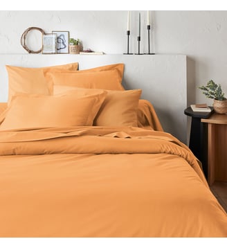 Housse de couette unie coton biologique La Redoute Interieurs