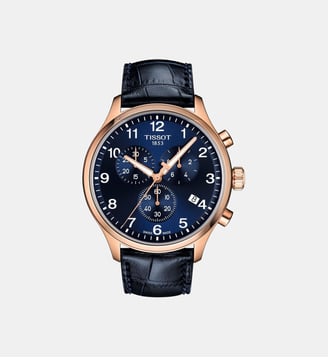Montre Chrono XL Bleu foncé T1166173604200 - Tissot - Doré rosé