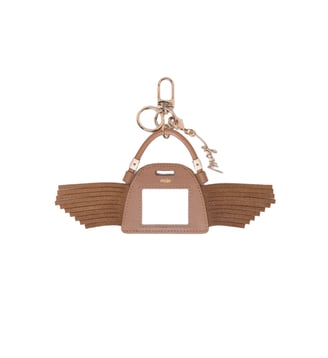 Charms de sac Miss M mini miroir - Maje - Camel