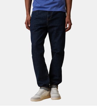 Jean denim brut délavé - Faguo - Bleu denim