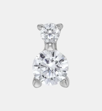 Boucle d'oreille puce Cristal argent - Nebuleuse Bijoux - Argent