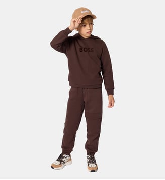 Pantalon de jogging - BOSS Kidswear - Tourbe