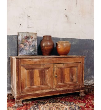 Buffet pétrin Normand Gilbert N°1582- Produit chiné - Debongout - Bois foncé