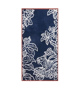 Drap De Plage  Toucher velours motif jungle Madura