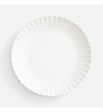 Lot de 6 assiettes plates, en porcelaine La Redoute Interieurs