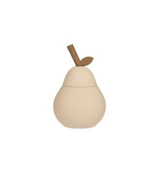 Tasse en silicone à thème alimentaire - OYOY - Brun