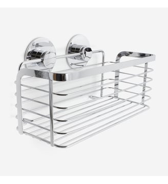 Panier inox brillant - Silver - Bath Bazaar - Argent
