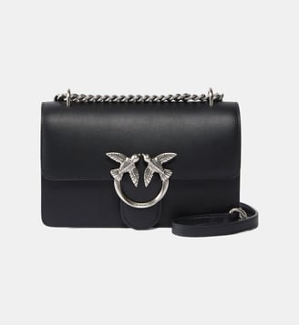 Petit sac à épaule love bag one simply - Pinko - Noir et acier