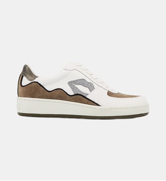 Baskets En Cuir Loulou  Suede - Bons Baisers - Noir