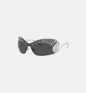 Lunettes de soleil Irrégulier SK7020 - Swarovski - Gris foncé