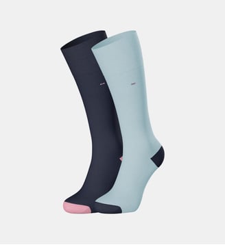 Lot de 2 chaussettes hautes Eden Park - Eden Park - Blue clair et bleu marine