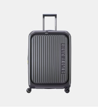 Valise rigide SECURITIME ZIP 4RR 65 cm - Delsey Paris - Gris foncé