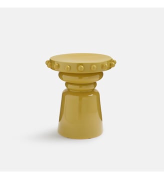 Bout de canapé ou chevet, céramique - La Redoute Interieurs - Ocre